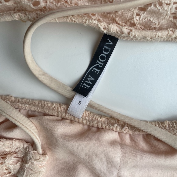 Adore Me pink lace bikini. - Picture 3 of 4